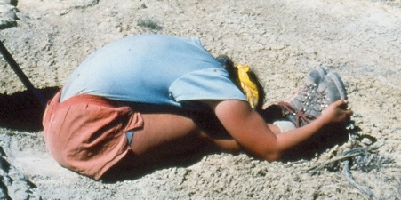 Poorna Supta Vajrasana, the Full Reclined Thunderbolt pose.